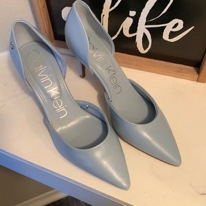 Powder Blue Calvin Klein Heels